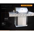 Ce CSA Approval Gas Barbecue Grill with 2 Side Burner